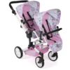 BAYER CHIC 2000 Puppenwagen Linus Duo Flowers -Babyspielzeug bayer chic 2000 puppenwagen linus duo flowers a359595