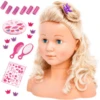 Bayer Design Frisierkopf Super Model 27 Cm Mit Kosmetik 2 Bayer Design Frisierkopf Super Model 27 Cm Mit Kosmetik -Babyspielzeug bayer design frisierkopf super model 27 cm mit kosmetik a313565