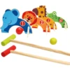Bino Kinder-Krocket-Set Aus Holz, Zoo 2 Bino Kinder-Krocket-Set Aus Holz, Zoo -Babyspielzeug bino kinder krocket set aus holz zoo a360513