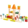 Cubika Baukasten Aus Holzklötzchen "Stadt Für Jungs", 55-tlg. -Babyspielzeug cubika baukasten aus holzkloetzchen stadt fuer jungs 55 tlg a344513