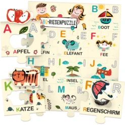 Ecoplay Lernpuzzle ABC Riesenpuzzle