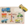 Goki Steckpuzzle Baufahrzeuge, 7 Teile