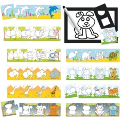 Headu Lernpuzzle Zeichenschule