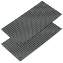 Katara Bauplatte 2er Set 12x25cm / 16x32 Pins, Dunkelgrau