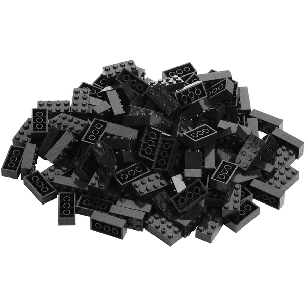 Katara Bausteine - 120 Stück 4x2 Schwarz 3 Katara Bausteine - 120 Stück 4x2 Schwarz