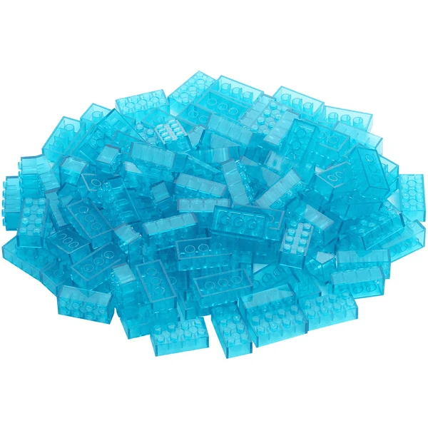 Katara Bausteine - 120 Stück 4x2 Transparent-blau 3 Katara Bausteine - 120 Stück 4x2 Transparent-blau