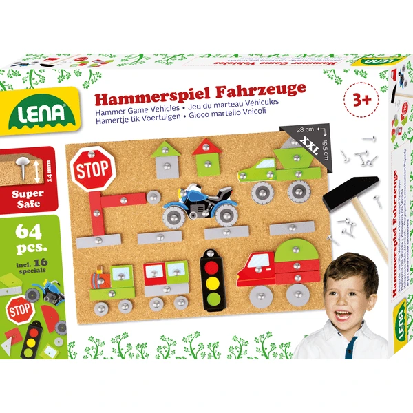 LENA® Hammerspiel Fahrzeuge 3 LENA® Hammerspiel Fahrzeuge