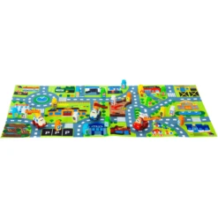 MOLTO Baustein Spielset Mit 3 Fahrzeugen Und Matte