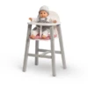 MUSTERKIND® Puppenhochstuhl Viola, Grau/weiß/altrosa -Babyspielzeug musterkind puppenhochstuhl viola grau weiss altrosa a326741