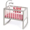 MUSTERKIND® Puppenwiege Viola Grau/weiß/altrosa -Babyspielzeug musterkind puppenwiege viola grau weiss altrosa a326743