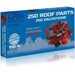 Open Bricks 250 Roof Parts (Dachsteine)