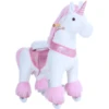 PonyCycle® Pink Unicorn Mit Bremse - Groß -Babyspielzeug ponycycle pink unicorn mit bremse gross a313697