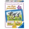 Ravensburger My First Puzzle - Rahmenpuzzle Gute Tierfreunde, 3x 6 Teile -Babyspielzeug ravensburger my first puzzle rahmenpuzzle gute tierfreunde 3x 6 teile a129660