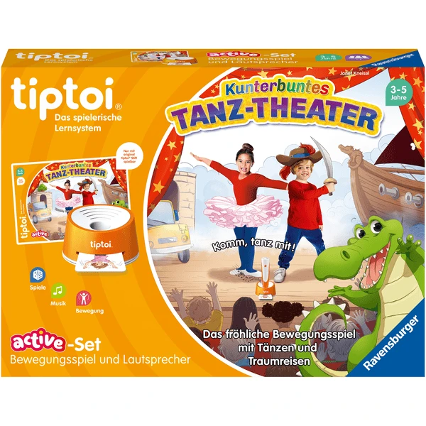 Ravensburger Tiptoi® ACTIVE Set Kunterbuntes Tanz-Theater 3 Ravensburger Tiptoi® ACTIVE Set Kunterbuntes Tanz-Theater