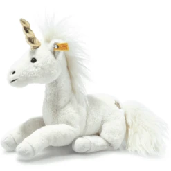 Steiff Soft Cuddly Friends Schlenker Einhorn Unica Weiß, 27 Cm