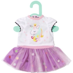 Zapf Creation Dolly Moda Einhorn Shirt Mit Tutu, 36cm