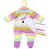 Zapf Creation Dolly Moda Einhorn Strampler, 43cm -Babyspielzeug zapf creation dolly moda einhorn strampler 43cm a267657